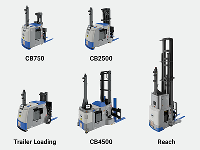 JBT offers a broad range of AGV solutions designed for different load types, workflows, and operating environments. From compact unit-load vehicles to larger heavy-duty transport platforms, the lineup supports scalable automation across manufacturing and warehouse applications.