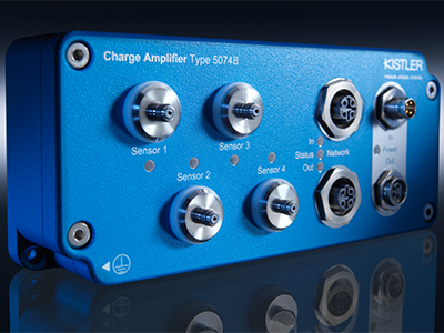 The 5074B Charge Amplifier is a signal conditioner  designed to provide high accuracy and low noise  amplification of charge signals from piezoelectric  sensors, making it suitable for use in a wide range of  dynamic measurement applications
