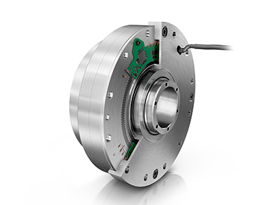 RT1-T precision strain wave gear with integrated torque sensor system. 