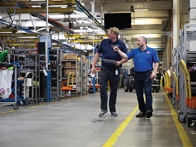 Invite a local sales engineer to come into your facility to walk your line and discuss custom manufacturing solutions.