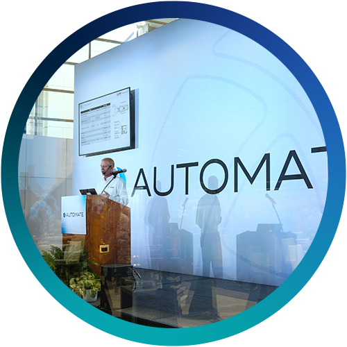 Automate Innovation Stage speaker