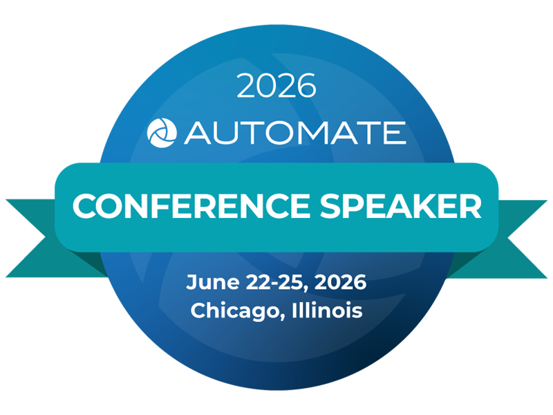 Automate Show Conference Speaker Badge